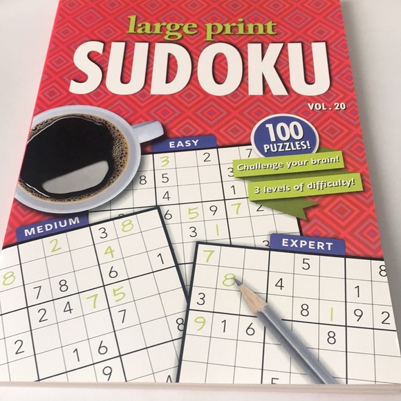 Easter Papa Publishing large print Sudoku puzzle books of 2 - Picture 2 of 3